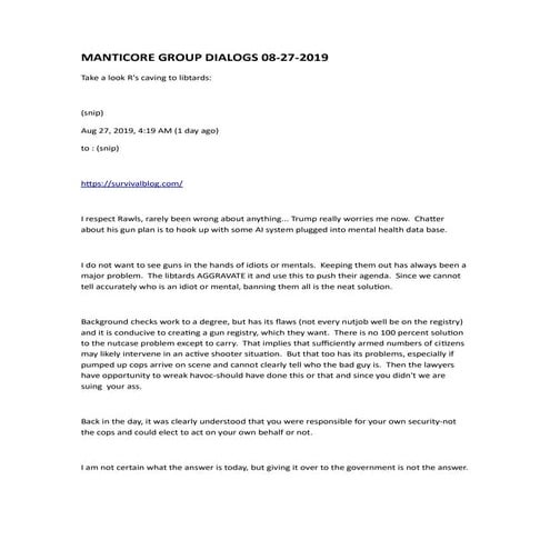 Manticore Group Dialogs 08272019