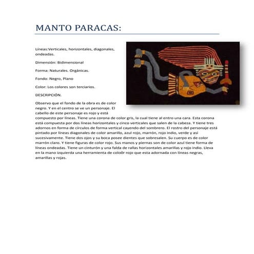 Manto paracas