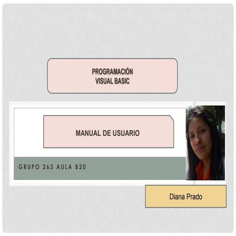 MENU DE PROGRAMACION EN VISUAL BASIC | PPTX