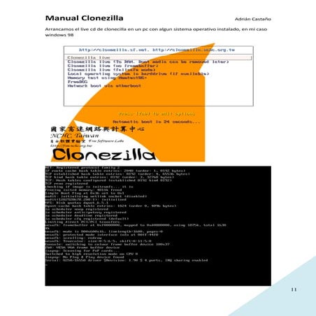 Manual De Clonezilla | DOC