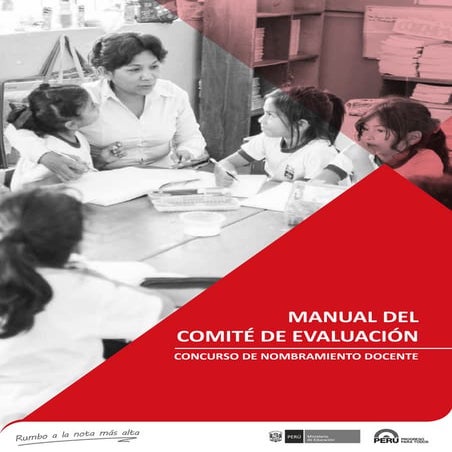 Manual del comité de evaluación para el concurso de nombramiento docente