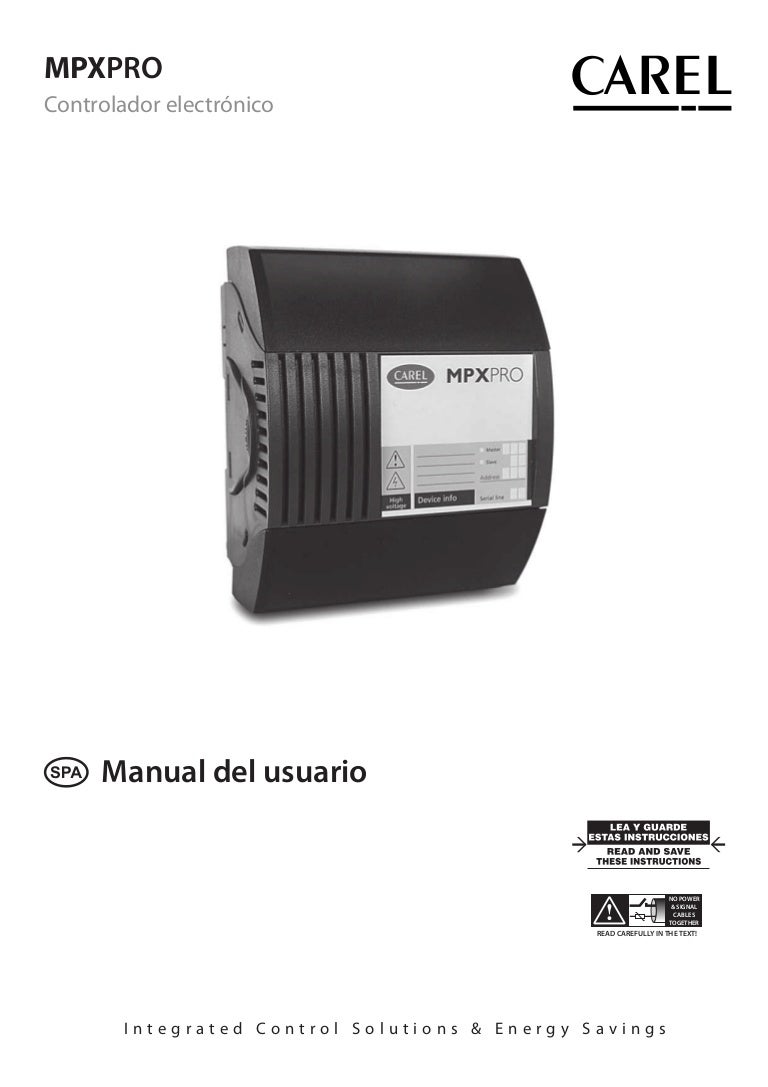 Carel mpxpro инструкция