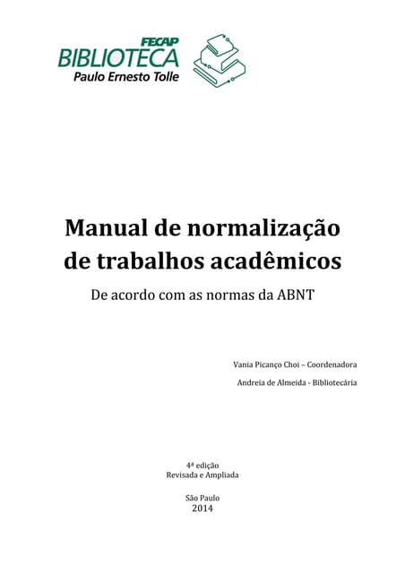 Manual abnt 2015