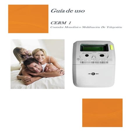 Manual CERM 1 - Contador monofásico de telegestión | PDF