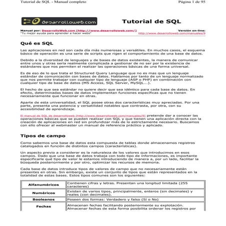 Manual completo-sql | PDF