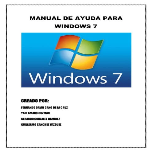 Manual de-ayuda-para-windows-7 | DOCX