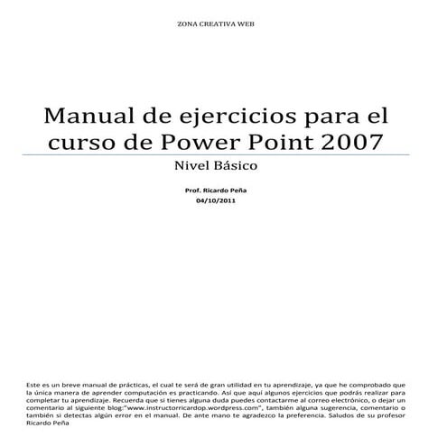 Manual de-ejercicios-de-power-point