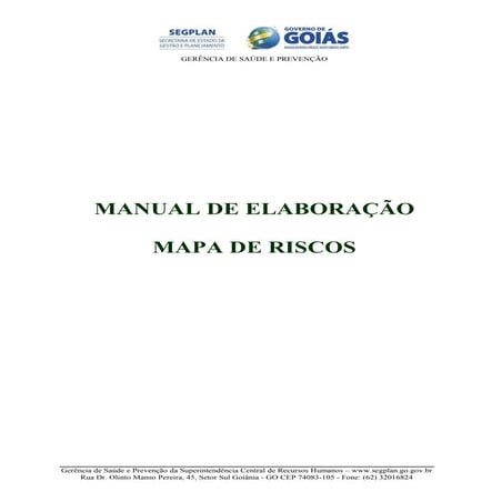 Treinamento CIPA - Mapa de Risco | PDF