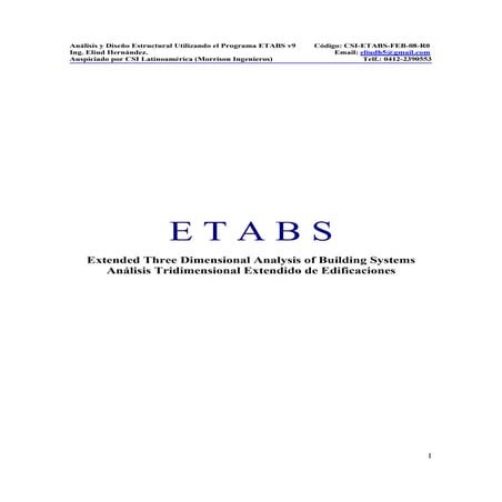 MANUAL DE ETABS -libre- | PDF