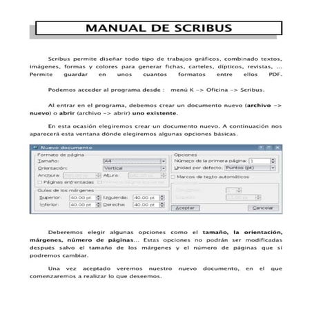Manual de Scribus | PDF
