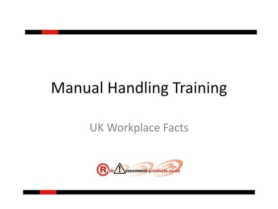 Manual Handling Training in Work Places | PPT