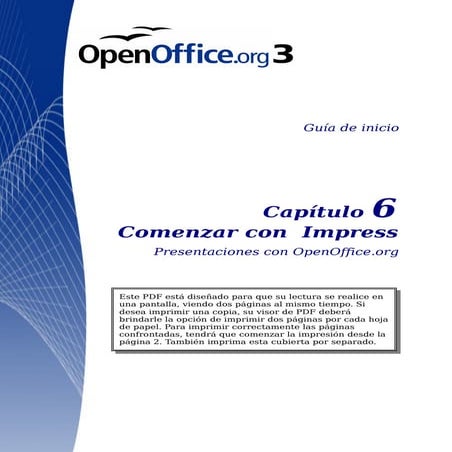 Manual de uso - Open Office Impress | PDF
