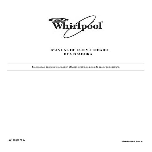 manual-secadora-wirpool-pdf