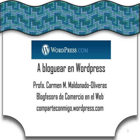 Manual wordpress