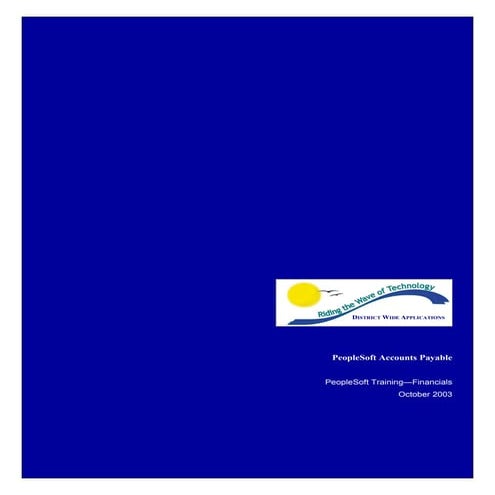 Manual - Accounts payable