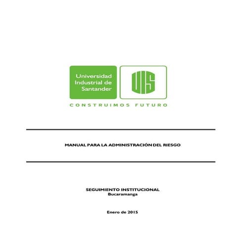 Manual administracion riesgo