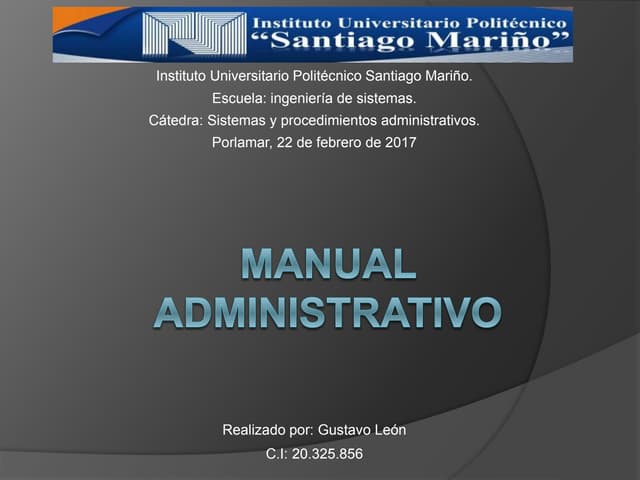 Manual administrativo