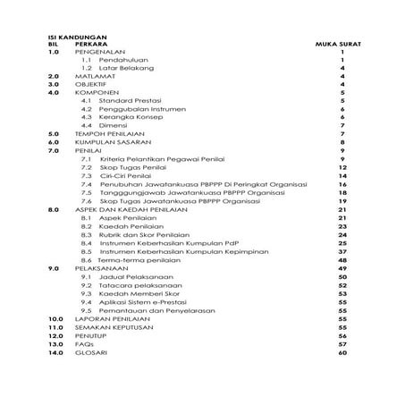 2. i) Manual am pelaksanaan pbppp