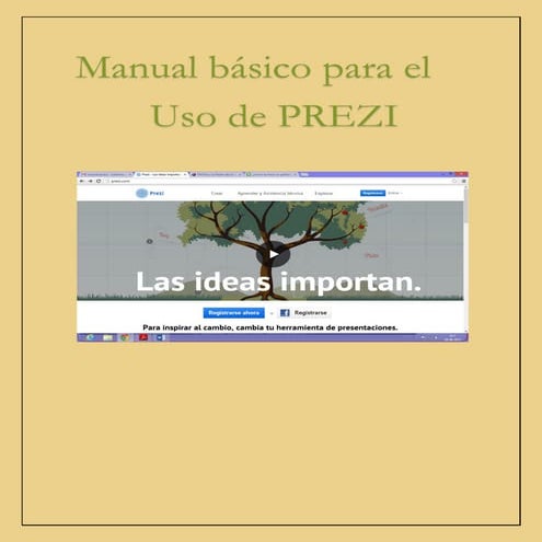 Manual básico para prezi | PDF