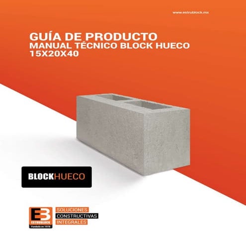 MANUAL BLOCK HUECO ESTRUCTURAL 15X20X40 | PDF