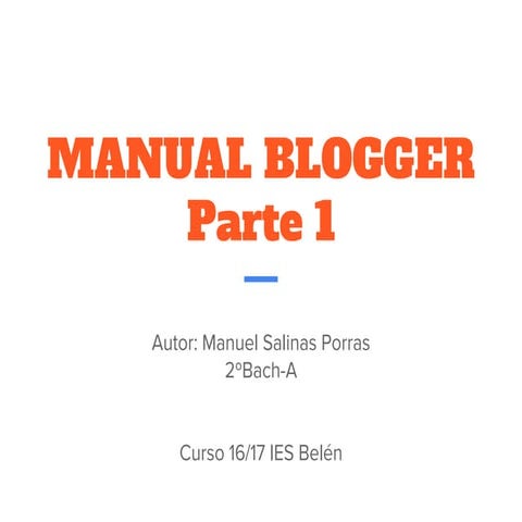 Manual blogger (2)