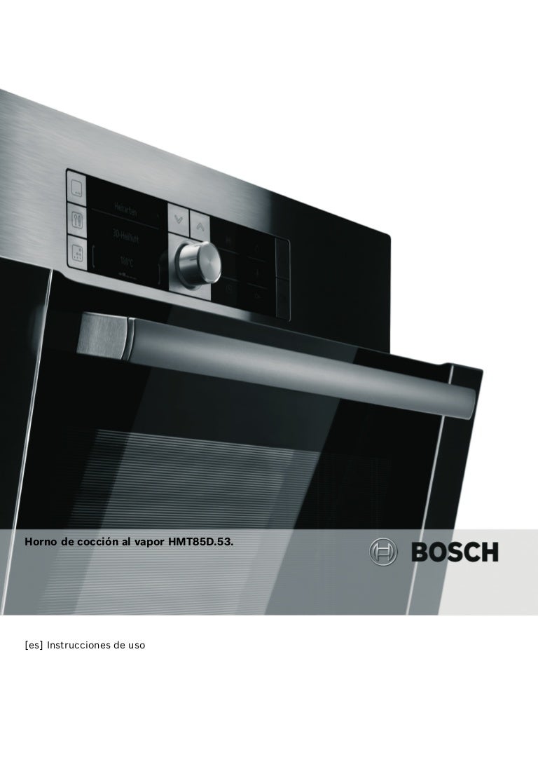 Manual bosch compacto hmt85 dl53