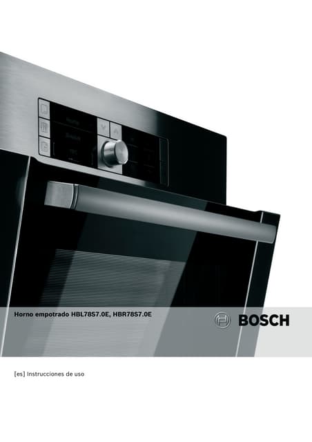 Manual bosch horno multifunción acero inox hbb78 c752e