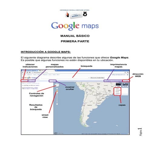 Manual básico google maps | PDF