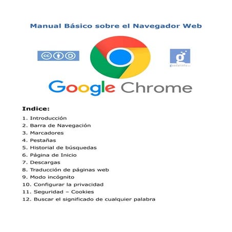Manual básico del navegador Google Chrome 2022