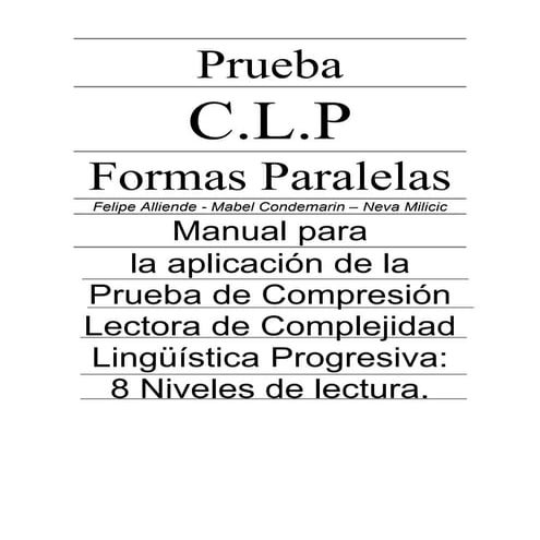 Manual c.l.p