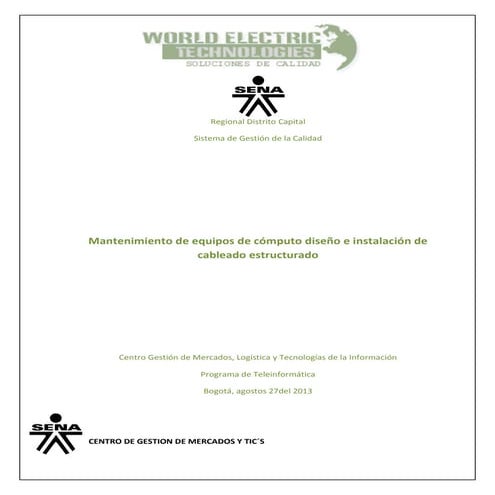 Manual cableado estructurado