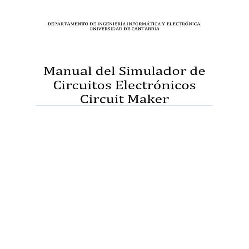 Manual circuitMaker