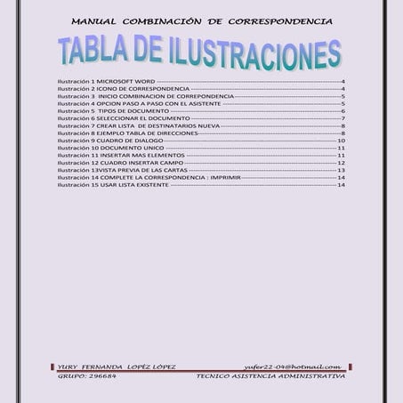 Manual combinacion de correspondencia