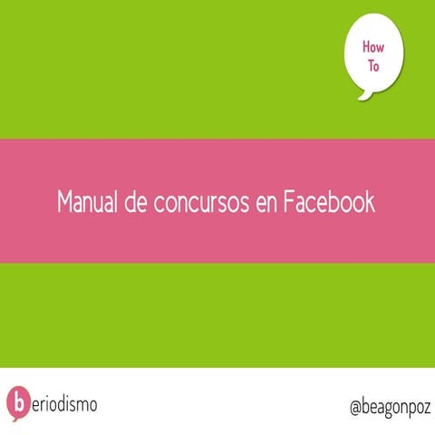 Manual Concursos facebook
