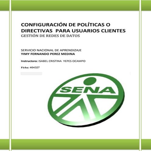 Manual configuracion políticas