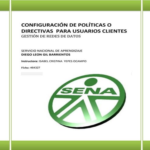 Manual configuración GPO