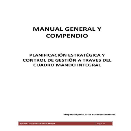 Manual control de gestión y cuadros de mando  pdi