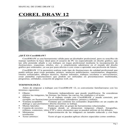 Manual Corel Draw 12