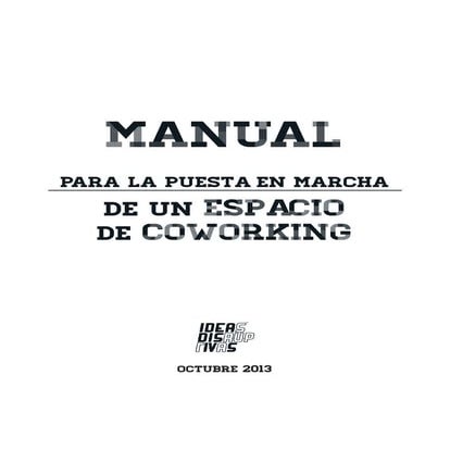 Manual de coworking spaces