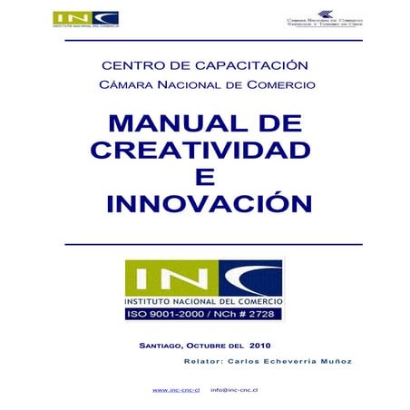 Manual creatividad y la innovación