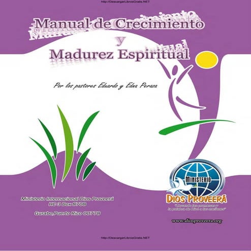Manual crecimiento y madurez espiritual