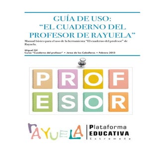 Manual cuaderno del profesor de Ray...