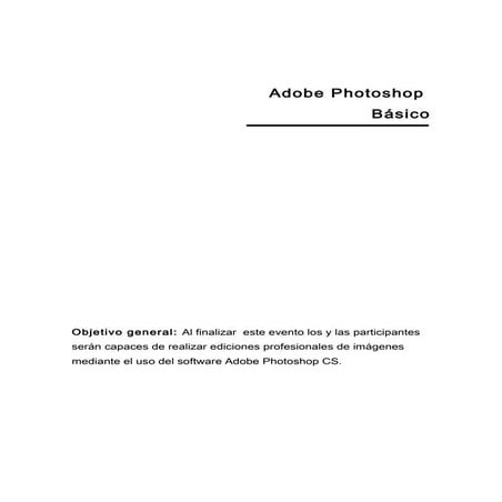 Manual curso taller adobe photoshop básico