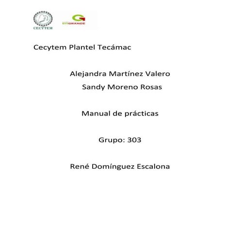 Manual de actividades