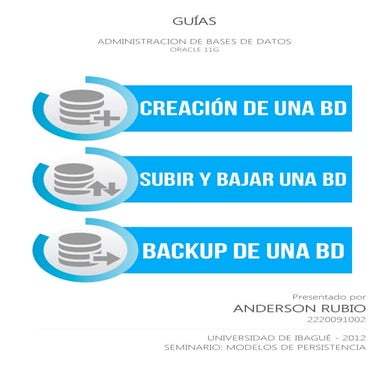 Manual de administración BD
