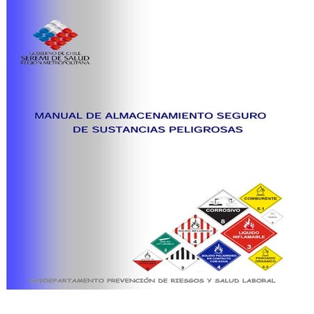Manual de almacenamiento de sustancias peligrosas | PDF