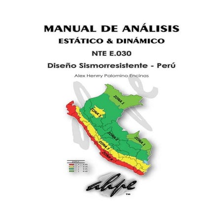 Manual de análisis estático y dinámico según la nte e.030   2016 [ahpe]