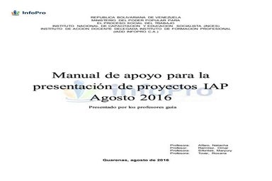 Manual de apoyo iap