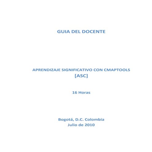 Manual de asc [e training 2010]aprobación