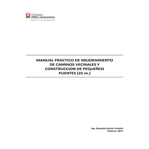 Manual de caminos y puentes